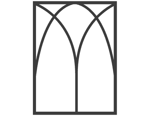 Gothic Double Muntin Bar Pattern